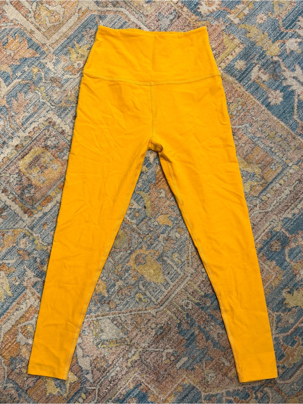 Beyond Yoga High-Waist Leggings in Mustard Yellow